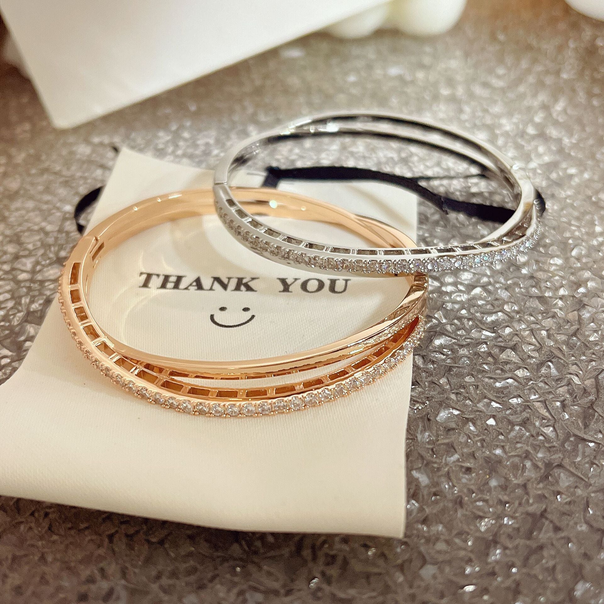 Wholesale Micro Inlaid Cross Metal Bracelet